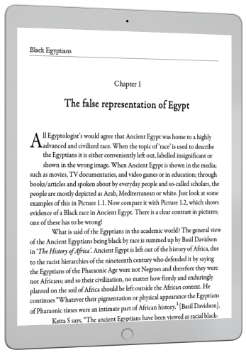 Black Egyptians – open book Black Egyptians - open book